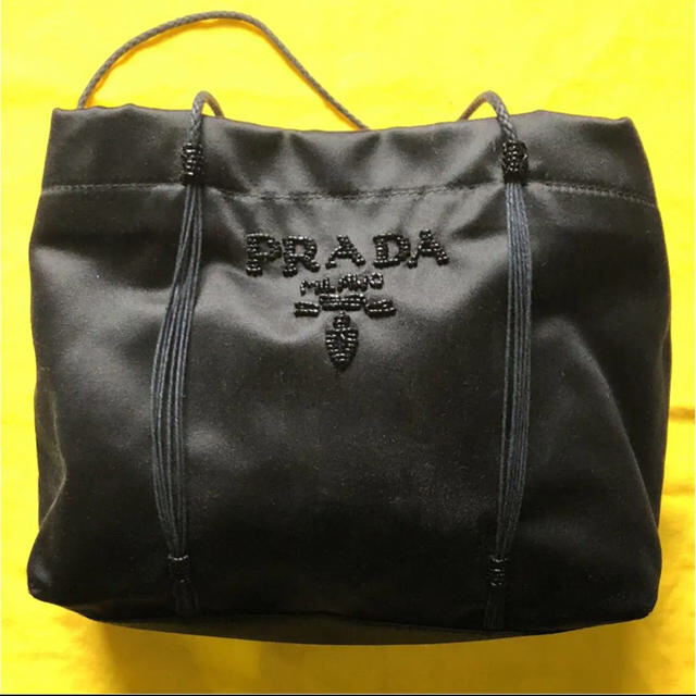 PRADA プラダ☆ビーズ付ミニトートバック☆美品