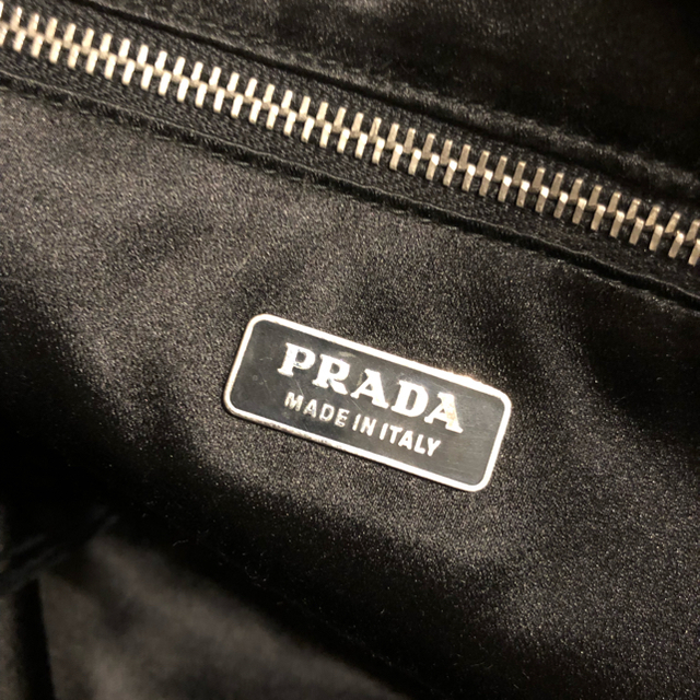 PRADA(プラダ)のPRADA プラダ☆ビーズ付ミニトートバック☆美品 レディースのバッグ(ハンドバッグ)の商品写真