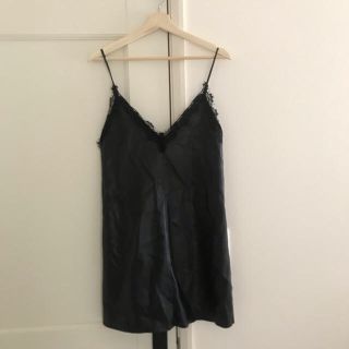 ザラ(ZARA)のレザーワンピース(ミニワンピース)