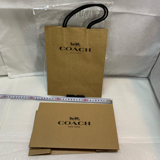 コーチ(COACH)の⭐︎COACH専用箱+shop紙袋セット※箱:組立前状態で発送) 在庫1点限り(ショップ袋)