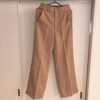 ジーユー(GU)のGU キャメルパンツ S 美品(ワークパンツ/カーゴパンツ)