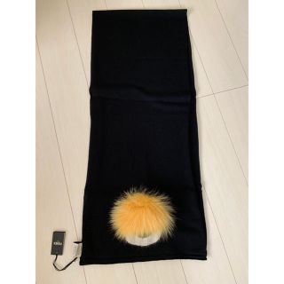 フェンディ(FENDI)のフェンディ ファー付 モンスター マフラー 新品(マフラー/ショール)