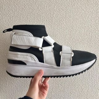 オニツカタイガー(Onitsuka Tiger)のオニツカタイガー×アンドレアポンピリオ MSBOOT 白黒 25cm(スニーカー)