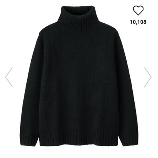 GU♡ローゲージタートルネックセーター(ニット/セーター)