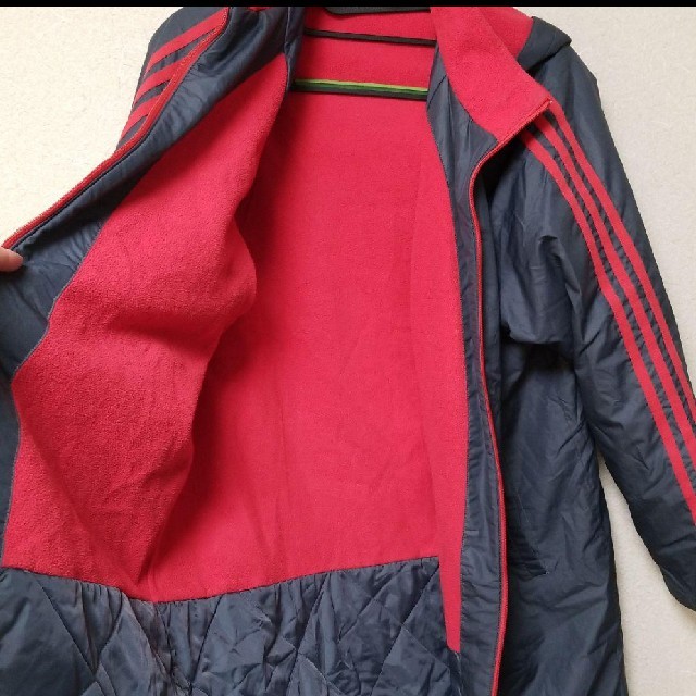 adidas(アディダス)のなっちゃん様専用 アディダス ベンチコート 160cm キッズ/ベビー/マタニティのキッズ服男の子用(90cm~)(コート)の商品写真