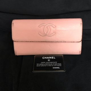 シャネル(CHANEL)のCHANEL シャネル 財布 使用感ありの為激安出品！！ピンク(財布)