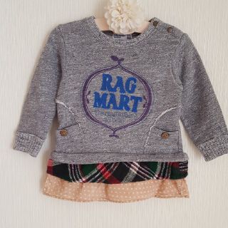 ラグマート(RAG MART)のミッキー様専用ラグマート　チュニックトレーナー　90センチ(Tシャツ/カットソー)