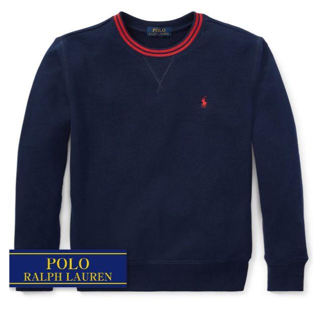 Ralph Lauren(ラルフローレン)の☆新品☆ 170 ラルフローレン スウェットシャツ ネイビー 4617 キッズ/ベビー/マタニティのキッズ服男の子用(90cm~)(Tシャツ/カットソー)の商品写真