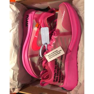 ナイキ(NIKE)のOFF-WHITE × NIKE ZOOM FLY SP PINK(スニーカー)