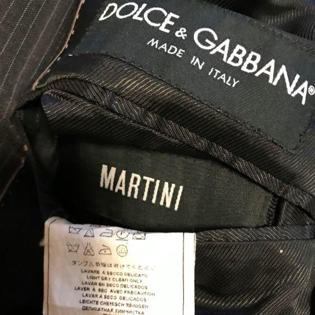 DOLCE&GABBANA(ドルチェアンドガッバーナ)の☆DOLCE&GABBANAチャコールグレーストライプ最高峰「MARTINI」 メンズのスーツ(セットアップ)の商品写真