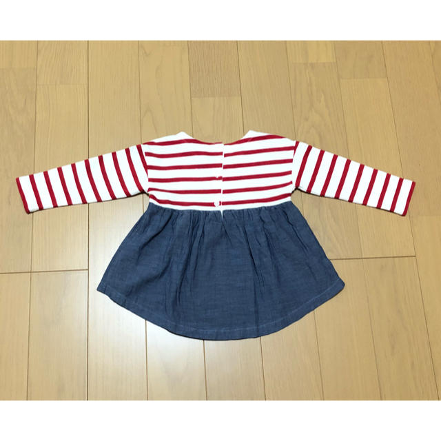 babyGAP(ベビーギャップ)の長袖90cm キッズ/ベビー/マタニティのキッズ服女の子用(90cm~)(Tシャツ/カットソー)の商品写真