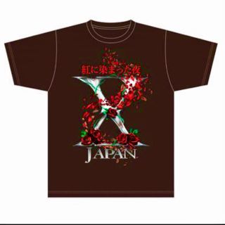 X エックス  “紅に染まった夜” 物販Tシャツ(国内アーティスト)