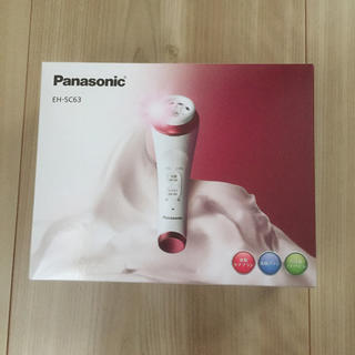 パナソニック(Panasonic)の新品　パナソニック 美顔器 濃密泡エステ　ピンク調 EH-SC63-P(フェイスケア/美顔器)