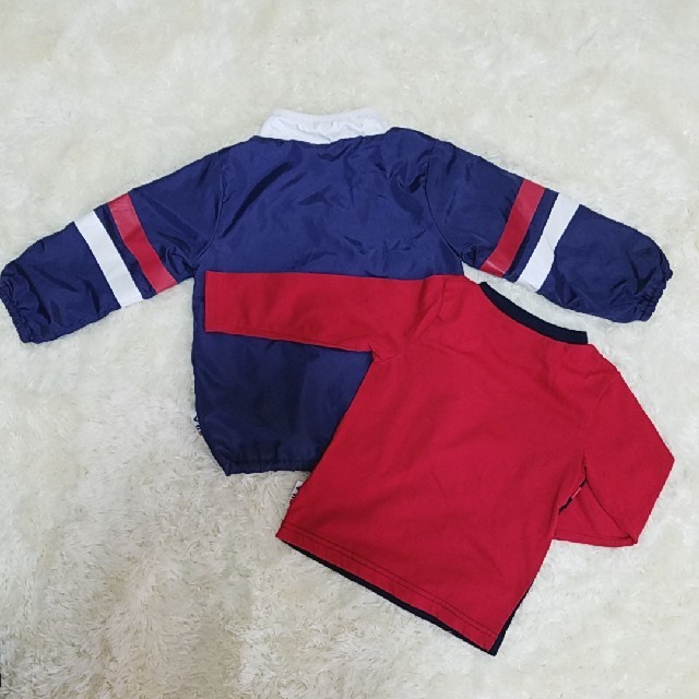 FILA(フィラ)の美品♡FILA♡ウィンドブレーカー×長袖Tシャツセット キッズ/ベビー/マタニティのキッズ服男の子用(90cm~)(ジャケット/上着)の商品写真