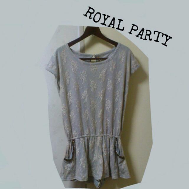 ROYAL PARTY(ロイヤルパーティー)の送料込*ROYAL,P*ｻﾛﾍﾟｯﾄ レディースのワンピース(ミニワンピース)の商品写真