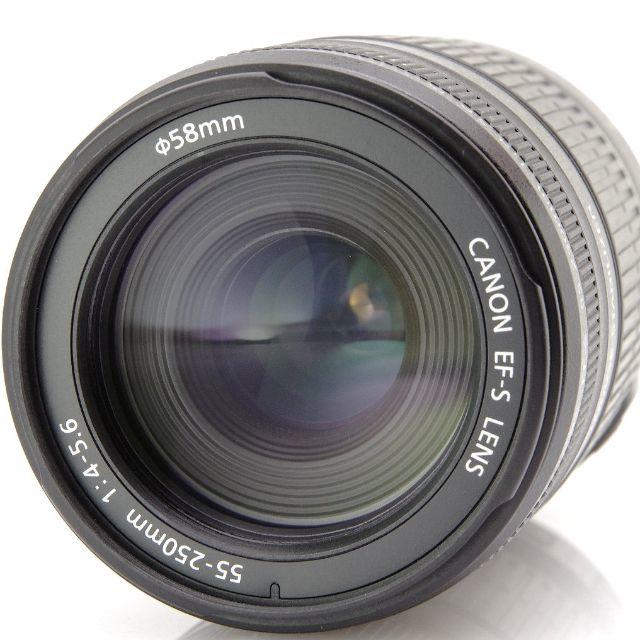 極美品☆CANON 望遠レンズ EF-S 55-250mm IS キャノン | aosacoffee.com