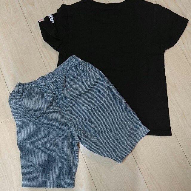 UNIQLO(ユニクロ)の120センチ☆Tシャツハーフパンツセット キッズ/ベビー/マタニティのキッズ服男の子用(90cm~)(パンツ/スパッツ)の商品写真