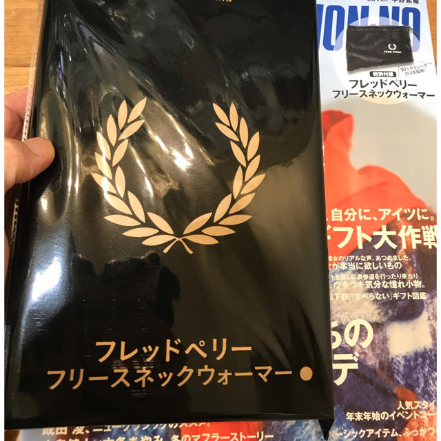 FRED PERRY(フレッドペリー)のフレッドペリー  FREDPERRY フリースネックウォーマー メンズのファッション小物(ネックウォーマー)の商品写真