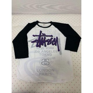 ステューシー(STUSSY)のold stussy 7分丈 Tシャツ Lサイズ(Tシャツ/カットソー(七分/長袖))