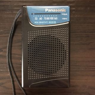 パナソニック(Panasonic)のPanasonic 携帯ラジオ AM イヤホンジャック付き(ラジオ)