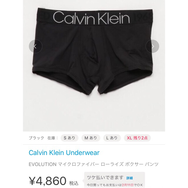 Calvin Klein(カルバンクライン)のカルバンクライン 新品 ボークサーパンツ メンズのアンダーウェア(ボクサーパンツ)の商品写真