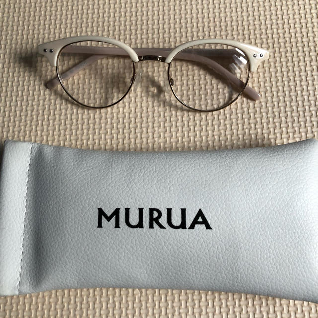 MURUA(ムルーア)の伊達メガネ MURUA レディースのファッション小物(サングラス/メガネ)の商品写真