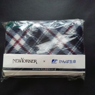 ニューヨーカー(NEWYORKER)の【新品】NEW YORKER ×かんぽ生命フリースブランケット(マフラー/ショール)