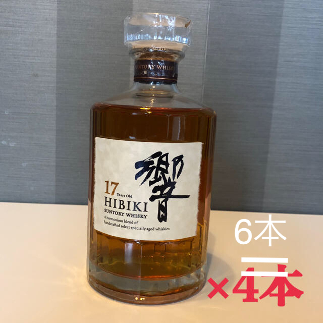 サントリー(サントリー)のkeichiさま 専用 響17年 700ml ×6本 未開栓  食品/飲料/酒の酒(ウイスキー)の商品写真