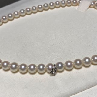 ミキモト(MIKIMOTO)のMIKIMOTO パールネックレス 7-7.5㎜ 38.5㎝(ネックレス)