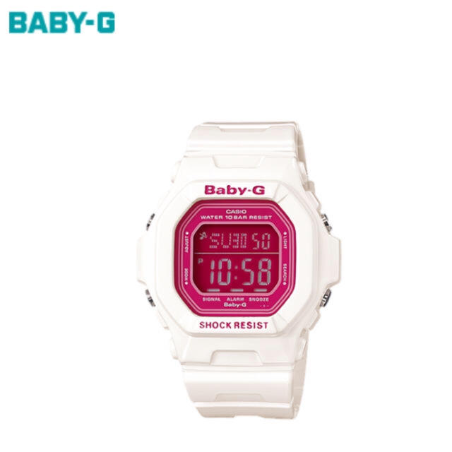 CASIO(カシオ)のBABY-G 箱 保証書付き BG-5601-7JF ホワイト ピンク レディースのファッション小物(腕時計)の商品写真
