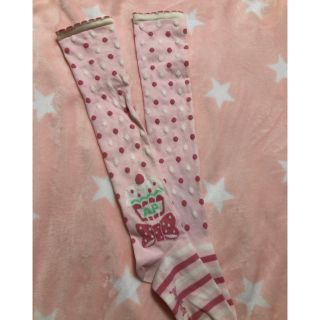 アンジェリックプリティー(Angelic Pretty)のAngelic Pretty カップケーキオーバーニー(ソックス)