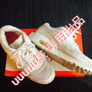 ナイキ(NIKE)のNIKE  WMNS AIR MAX 90 PREM White 24cm(スニーカー)