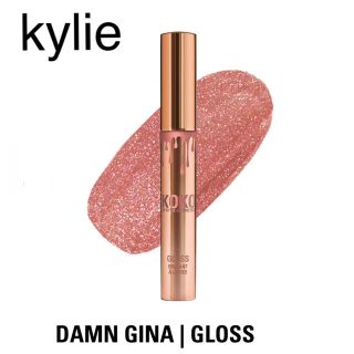 カイリーコスメティックス(Kylie Cosmetics)の★Damn Gina グロス★Kylie カイリー★ 艶感たっぷり(リップグロス)