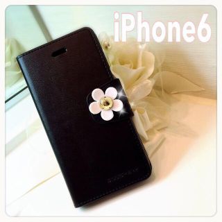 iPhone6ケース＊レザー手帳型ケース(モバイルケース/カバー)