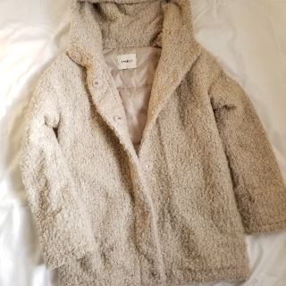 マウジー(moussy)のちゃこ様専用　マウジー　ふわふわウール混ブークレー美ラインダウンコート(ダウンコート)