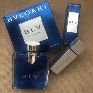 ブルガリ(BVLGARI)の最終値下げ！新品未使用ブルガリブループールオムEDT 100ml おまけ付き(香水(男性用))