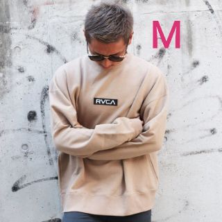 ルーカ(RVCA)のRVCA  ルーカ ビッグシルエット オーバーサイズ スウェット ベージュ M(スウェット)