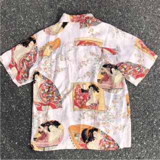 ETERNAL - エターナル 和柄 アロハシャツ 浮世絵 美人画 タグ付き 未