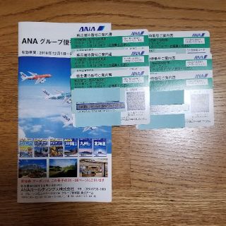 エーエヌエー(ゼンニッポンクウユ)(ANA(全日本空輸))のAmy様専用　ANA優待券　6枚組　カレンダー&冊子付き(その他)