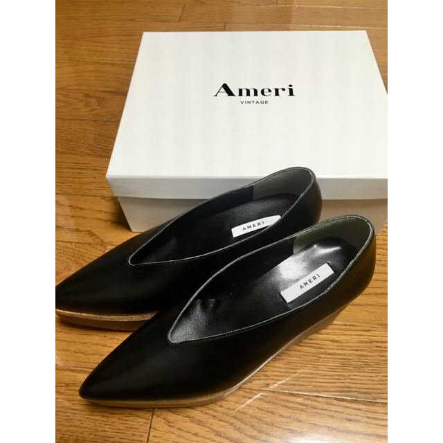 Ameri VINTAGE(アメリヴィンテージ)の３日限定値下げ★Ameri VINTAGE ウッドプラットフォームパンプス レディースの靴/シューズ(ハイヒール/パンプス)の商品写真