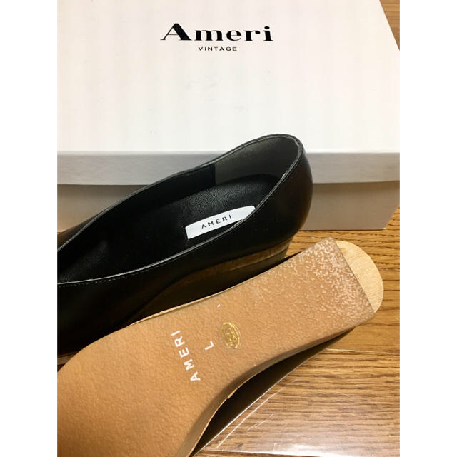 Ameri VINTAGE(アメリヴィンテージ)の３日限定値下げ★Ameri VINTAGE ウッドプラットフォームパンプス レディースの靴/シューズ(ハイヒール/パンプス)の商品写真