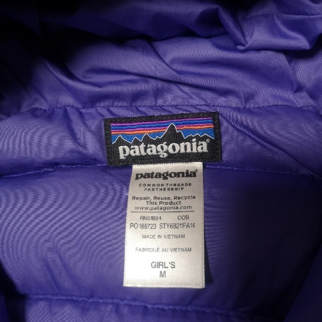 patagonia(パタゴニア)のPatagonia パタゴニアダウンジャケット キッズ/ベビー/マタニティのキッズ服女の子用(90cm~)(コート)の商品写真