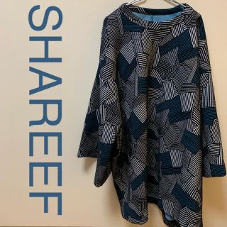 シャリーフ(SHAREEF)のSHAREEF IRREGULAR BORDER BIG-T(Tシャツ/カットソー(七分/長袖))