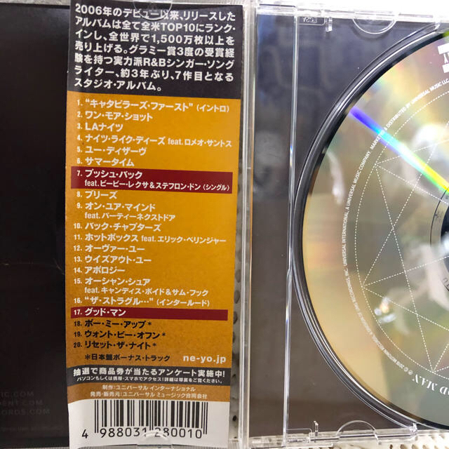 CD 洋楽 グッドマン NE-YO GOOD MAN ニーヨ 国内盤 日本盤 エンタメ/ホビーのCD(R&B/ソウル)の商品写真