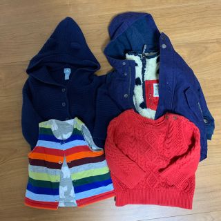 ベビーギャップ(babyGAP)の男の子 80 冬服 まとめ売り アウター類 セット (ジャケット/コート)