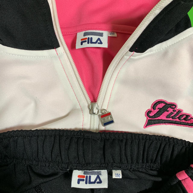 FILA(フィラ)のフィラジャージ上下セット150 キッズ/ベビー/マタニティのキッズ服女の子用(90cm~)(その他)の商品写真