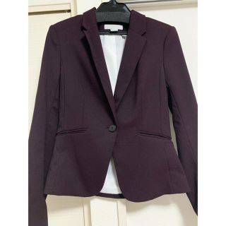 エイチアンドエム(H&M)の今年購入！バイオレット ジャケット (テーラードジャケット)