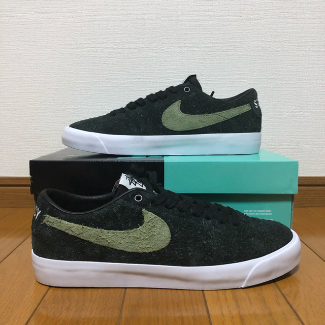 メンズStussy×Nike SB ズームブレザーLOW