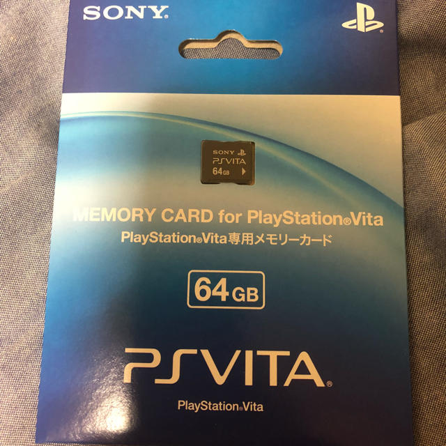 PlayStation Vita(プレイステーションヴィータ)のPSVITA メモリーカード64GB エンタメ/ホビーのゲームソフト/ゲーム機本体(その他)の商品写真
