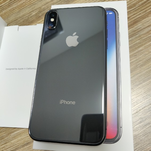 iPhone(アイフォーン)のiPhone X 64GB simフリー スマホ/家電/カメラのスマートフォン/携帯電話(スマートフォン本体)の商品写真